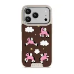 Cloud Hopping - iPhone 17 Pro Case, Elite Light (MagSafe) / Silver