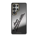 Amor - Samsung Galaxy S25 Ultra Case, Elite Mirror Dark (Magnetic) / Gold
