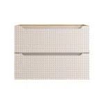 Vannitoakapp, 80 cm, 2 sahtlit, LUXOR BEIGE 82-80-2S