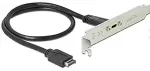 "Delock pistikupesa hoidja - USB pesa - 20-poolne USB 3.1 pesa (M)"