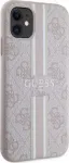 "4G Printed Stripes MagSafe iPhone 11/Xr" Pink