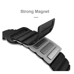 22mm Universal Loop magnetic silicone strap Blue