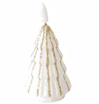 LED candle white CHRISTMAS TREE 12x6x6cm