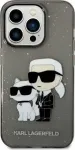 "IML Glitter Karl and Choupette iPhone 14 Pro Max" Black