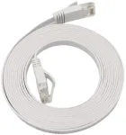 MicroConnect U/UTP CAT6A 1M White Flat
