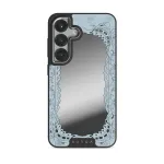 Looking Glass - Samsung Galaxy S25 Plus Case, Elite Mirror Dark (Magnetic) / Silver