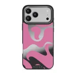 Ride The Wave - iPhone 17 Pro Max Case, Elite Mirror Dark (MagSafe) / Silver