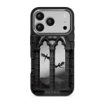 Skyborn - iPhone 17 Pro Case, Elite Mirror Dark (MagSafe) / Silver