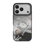 Star Crossed - iPhone 17 Pro Case, Elite Mirror Dark (MagSafe) / Silver
