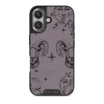 Aries - iPhone 16 Plus Case, Elite Dark (MagSafe) / Silver / Purple