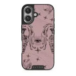 Aquarius - iPhone 16 Case, Elite Dark (MagSafe) / Silver / Pink