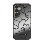Void - Samsung Galaxy S25 Case, Elite Mirror Dark (Magnetic) / Gold