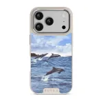 Retro Splash - iPhone 17 Pro Case, Elite Light (MagSafe) / Silver
