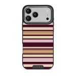 Berry Layers - iPhone 17 Pro Max Case, Elite Dark (MagSafe) / Silver