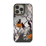 Trick or Treat - iPhone 16 Pro Max Case, Elite Mirror Dark (MagSafe) / Gold