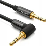 Wozinsky kaabel, 3,5 mm jack &ndash; 3,5 mm jack, 2 m, must (5907769307416)
