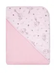 Bathing cover - 651 - TERRY - MINKY - size 100x100 - PINK