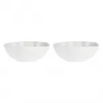 2 suurest &uuml;mmargusest kausist koosnev komplekt Villadeifiori - valge, 23 cm