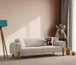 3-kohaline diivanvoodi, Hanah Home, Lyke, kreem, 88 x 75 x 228