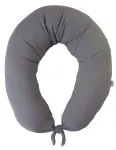 Feeding pillow  - TB0076 / 44 - MOON - MUSLIN - 260 cm -  GRAFITE