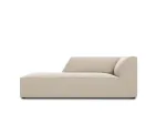Velvet Chaise Longue Left, "Siena", 1 Seat, 93x181x69 Made in Europe