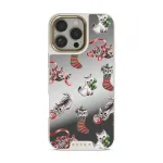 Merry Kitty - iPhone 16 Pro Case, Elite Mirror Light (MagSafe) / Gold