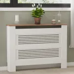 Radiaatorikapp, Hanah Home, Atlandi m&auml;nd, Valge, 112 x 82 x 19