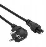 &bdquo;Akyga&ldquo; vasest toitekaabel &bdquo;Akyga AK-NB-10c&ldquo; koos &bdquo;IEC C5 CEE 7/7&ldquo; pistikuga, m&otilde;eldud s&uuml;learvutile, 3 m