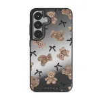BFF - Samsung Galaxy S25 Case, Elite Mirror Dark (Magnetic) / Silver