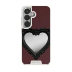 Temptation - Samsung Galaxy S25 Case, Elite Mirror Light (Magnetic) / Silver