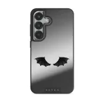 Wingspan - Samsung Galaxy S25 Plus Case, Elite Mirror Dark (Magnetic) / Silver