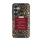 Nothing Changes - Samsung Galaxy S25 Case, Elite Dark (Magnetic) / Silver