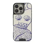 Marine Muse - iPhone 16 Pro Max Case, Elite Dark (MagSafe) / Silver