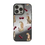 Cougar - iPhone 16 Pro Case, Elite Mirror Dark (MagSafe) / Silver