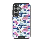 Santorini - Samsung Galaxy S25 Case, Elite Dark (Magnetic) / Silver