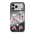 Cloud Hopping - iPhone 17 Pro Max Case, Elite Mirror Dark (MagSafe) / Gold