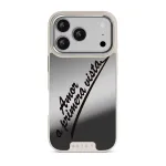Amor - iPhone 17 Pro Case, Elite Mirror Light (MagSafe) / Silver