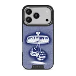 City Lights - iPhone 17 Pro Case, Elite Dark (MagSafe) / Silver