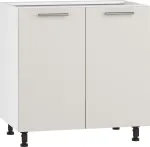 VENTO D-80/82 lower cabinet, color: white / cashmere