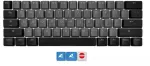 "Sharkoon SKILLER SAC20 S4 (schwarz. 62 Stck. ANSI-Layout (US). fr SKILLER SGK50 S4)"