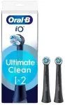 Oral-B iO Ultimate Clean Black -vaihtoharjad, must, 2 komplekti
