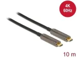 "Delock aktiivne optiline USB-C&trade; videokaabel, 4K, 60 Hz, 10 m"