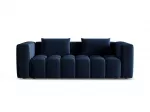 Velvet Sofa With Bed Function And Box, "Verona", 3 Seats, 252x98x85 Made in Europe