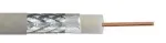 DIGITUS RG-6 koaksiaalkaabel, 1,05 mm Cu, 75 ohmi, varjestus (2 fooliumikihti + 77 % m&auml;his), Eca, PVC, 305 m, valge