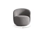 Swivel Armchair, "Savona", 1 Seat, 69x72.5x70.5 Made in Europe