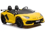 Laste elektriauto LEAN CARS Lamborghini Aventador, kollane