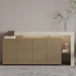 Konsool, Hanah Home, travertiin, soe tamm, 170 x 80 x 35
