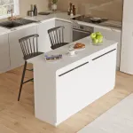 K&ouml;&ouml;gilaud, Hanah Home, valge, 160 x 90 x 60