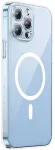 "Crystal Magnetic Case and Tempered Glass iPhone 13 Pro" Transparent