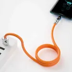 Cable USB-C to USB-C Rotating L24CC 120W Orange